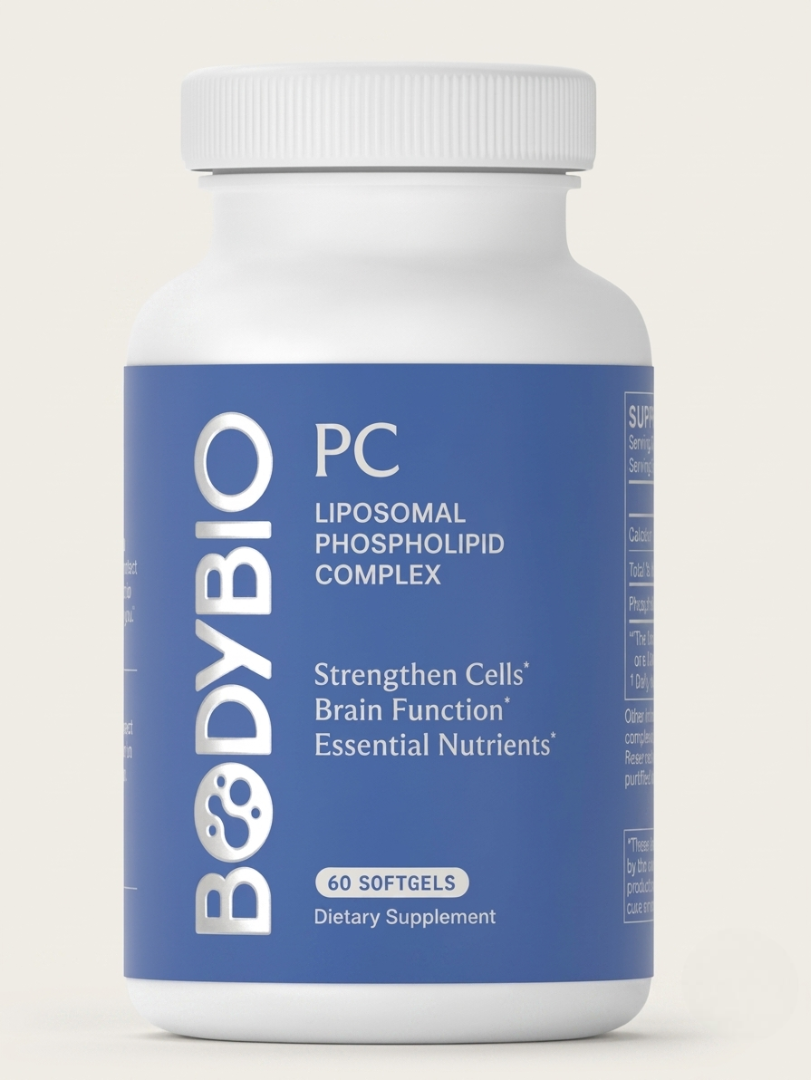 BodyBio PC bottle, clean product shot